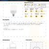 Ficha técnica Bombillo LED 20W — Mercury