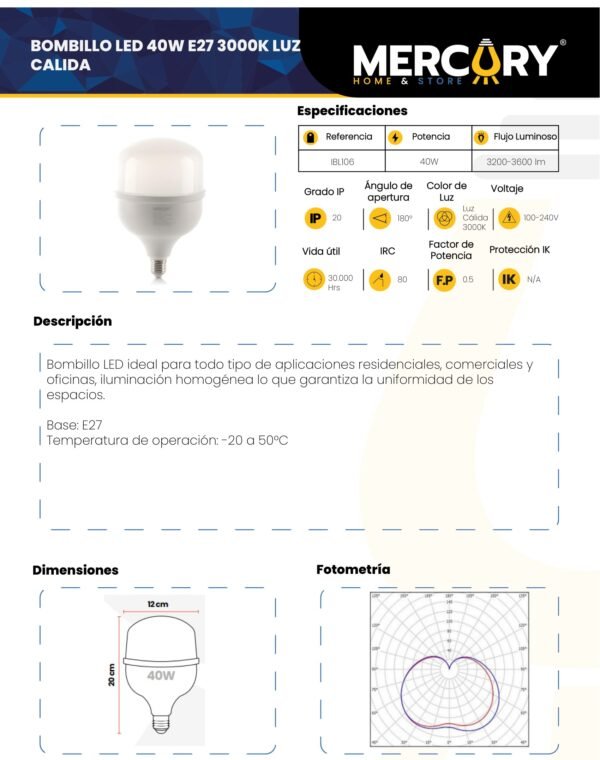 bombillo-led-40w-mercury-ficha-tecnica Ficha técnica Bombillo LED 40W — Mercury