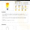 Ficha técnica Bombillo LED Vela Flama 5W E27 Luz Cálida Vintage — Mercury