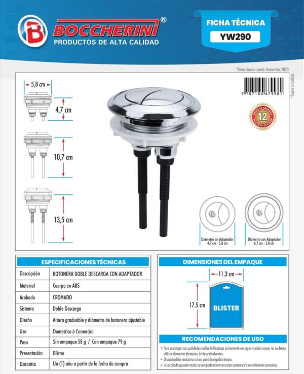 botonera-doble-descarga-con-adaptador-ficha-tecnica Ficha técnica Botonera Doble Descarga con Adaptador