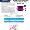 Ficha técnica Cinta Neón Flex LED Fucsia 120V x50m — Mercury