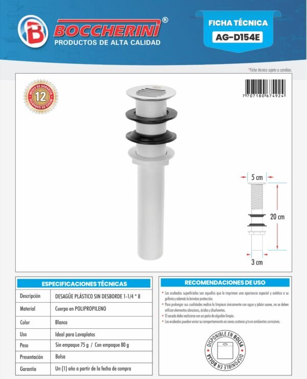 desague-plastico-sin-desborde-1-1-4-8-ficha-tecnica Ficha técnica Desague Plastico sin Desborde 1-1/4 * 8