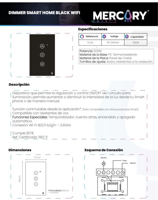 dimmer-inteligente-negro-wifi-mercury-smart-home-ficha-tecnica Ficha técnica Dimmer Inteligente Negro WiFi — Mercury Smart Home