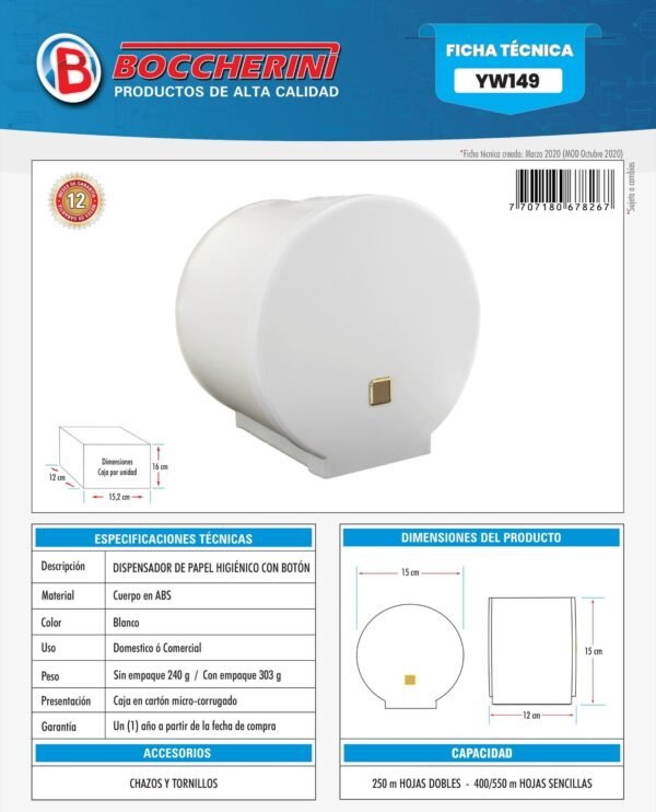 dispensador-de-papel-higienico-ficha-tecnica Ficha técnica Dispensador de Papel Higienico en ABS con Boton