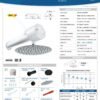 Ficha técnica Ducha Horizontal Lusso Blanca 110V