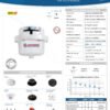 Ficha técnica Ducha Fusion Dirigible Blanca sin Accesorios 220V