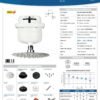 Ficha técnica Ducha Fusion Dirigible Blanca Slim 220V