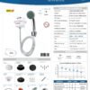 Ficha técnica Ducha Fusion Salon de Belleza Blanca 220 V