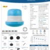 Ficha técnica Ducha Gold Superautomatica Blanca con Manguera 110V