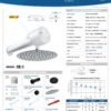 Ficha técnica Ducha Horizontal Lusso Blanca 220V