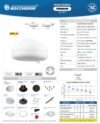 Ficha técnica Ducha Premium Zent Blanca con Manguera 220 V