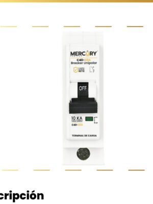 MERCURY TACO 1P 40 A Enchuflable MERCURY TACO 1P 40 A Enchuflable