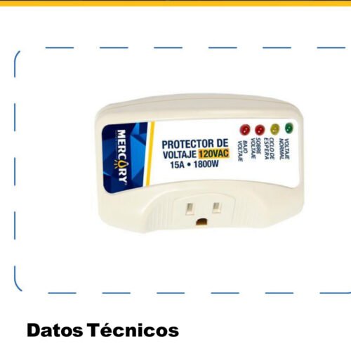 MERCURY Protector DE Voltaje 15A -1800w