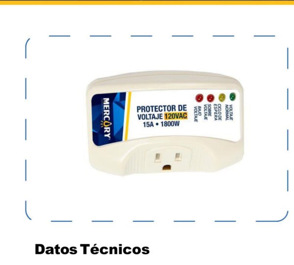 MERCURY Protector DE Voltaje 15A -1800w MERCURY Protector DE Voltaje 15A -1800w