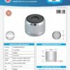 Ficha técnica Economizador Metalico