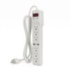 Multitoma X2 USB + 6 Salidas con Protección tipo Americana — Mercury