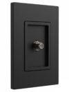 Toma Coaxial TV — Black Luxury Mercury