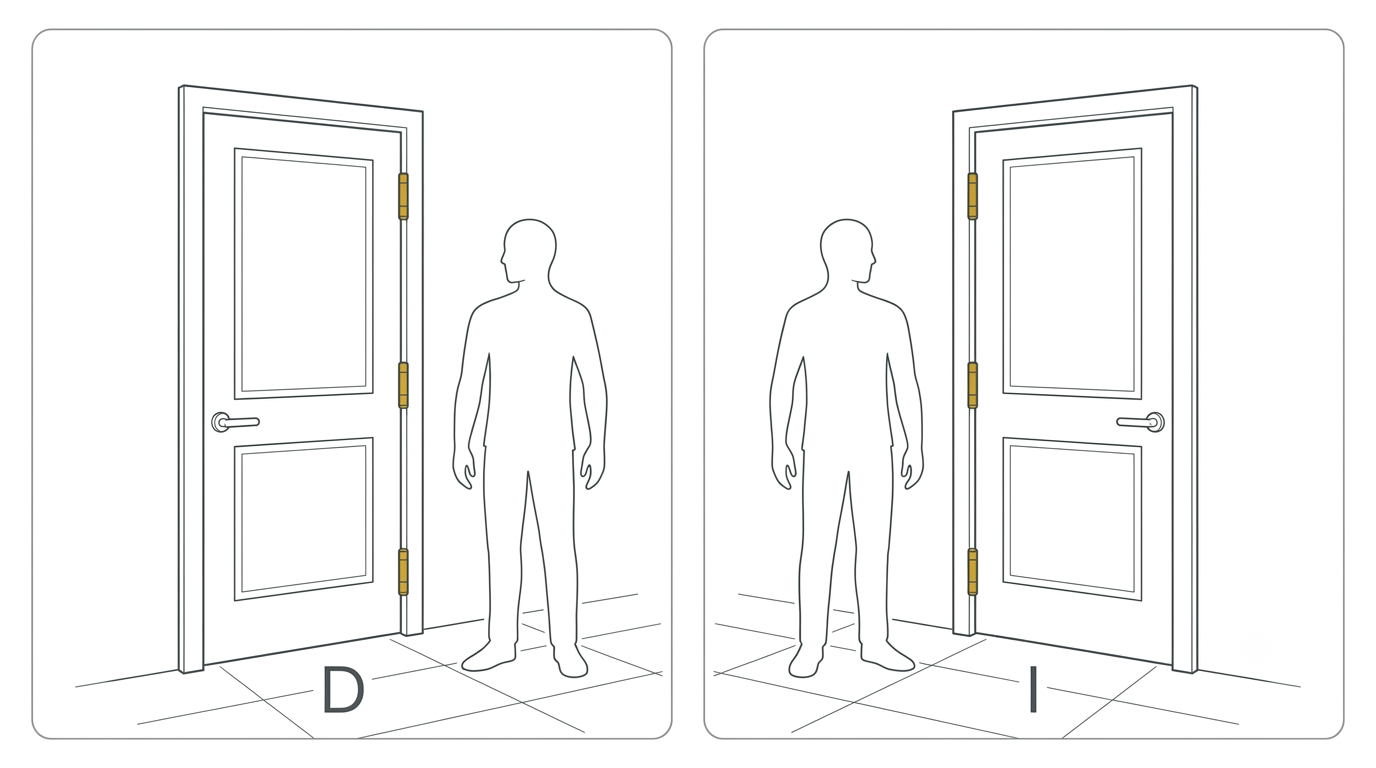¿Tu puerta es derecha o izquierda?