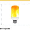 Bombillo LED Vela Flama 5W E27 Luz Cálida Vintage — Mercury