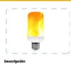 Bombillo LED Vela Flama 5W E27 Luz Cálida Vintage — Mercury