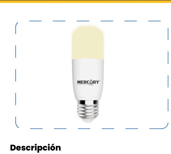 Bombillo LED 9W E27 Luz Cálida 3000K — Mercury Bombillo LED 9W E27 Luz Cálida 3000K — Mercury