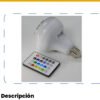 Bombillo LED RGB Music con USB 12W — Mercury