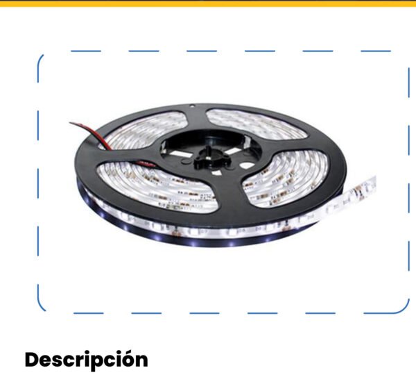 Cinta LED Luz Fría 6500K 12V x5m — Mercury Cinta LED Luz Fría 6500K 12V x5m — Mercury