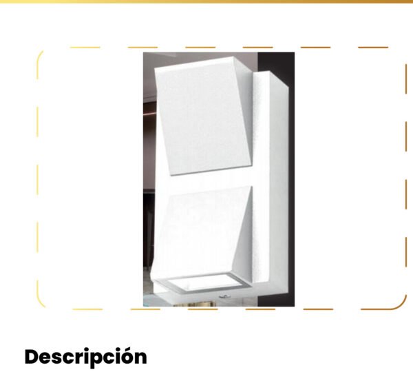 Aplique LED de Pared 3W Blanco Luz Cálida 3000K — Mercury Aplique LED de Pared 3W Blanco Luz Cálida 3000K — Mercury