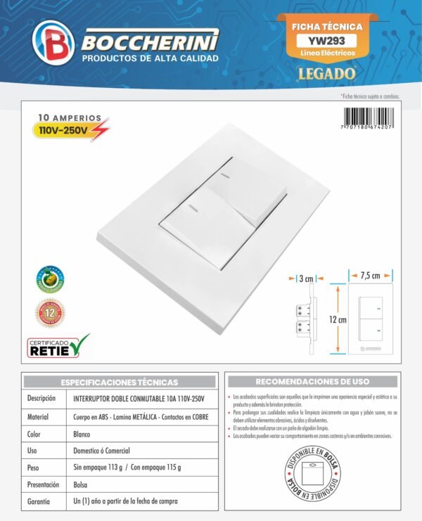interruptor-doble-conmutable-10a-110v-250v-color-blanco-ficha-tecnica Ficha técnica Interruptor Doble Conmutable 10A 110V-250V Color Blanco