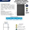 Ficha técnica Interruptor Doble Conmutable Negro — Mercury Infinity Black