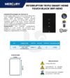 Ficha técnica Interruptor Inteligente Triple Negro Táctil WiFi — Mercury Smart Home