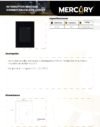 Ficha técnica Interruptor Sencillo Conmutable Negro — Mercury Black Luxury