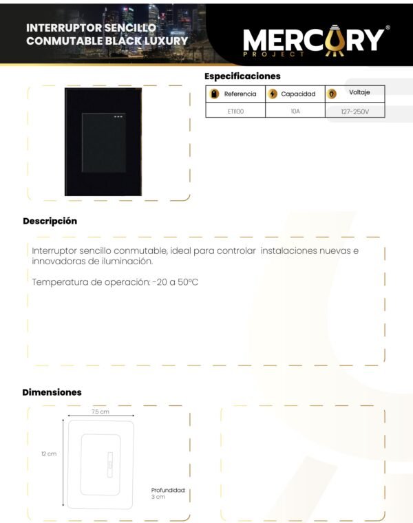interruptor-sencillo-conmutable-negro-mercury-black-luxury-ficha-tecnica Ficha técnica Interruptor Sencillo Conmutable Negro — Mercury Black Luxury