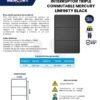 Ficha técnica Interruptor Triple Conmutable Negro — Mercury Infinity Black