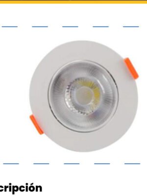 Panel LED Redondo Incrustar 9W Luz Fría 6500K — Mercury Panel LED Redondo Incrustar 9W Luz Fría 6500K — Mercury
