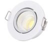 Panel LED Redondo Incrustar Satín Luz Fría 6500K — Mercury · Ref IPL59