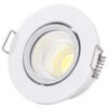 Panel LED Redondo Incrustar Satín Luz Cálida 3000K — Mercury · Ref IPL61