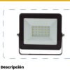 Reflector LED Exterior 20W Luz Cálida 3000K IP65 — Mercury