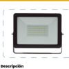 Reflector LED Exterior 100W Luz Cálida 3000K IP65 — Mercury