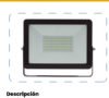 Reflector LED Exterior 100W Luz Verde IP65 — Mercury