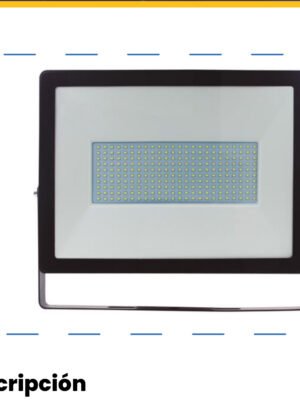 Reflector LED Exterior 200W Luz Roja IP65 — Mercury Reflector LED Exterior 200W Luz Roja IP65 — Mercury