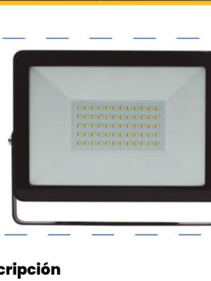 Reflector LED Exterior 50W con Sensor de Movimiento IP65 — Mercury