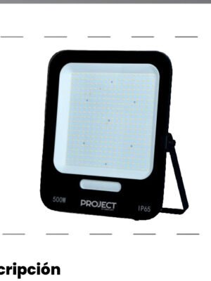 Reflector LED Exterior 500W Luz Fría 6500K IP65 — Mercury