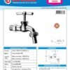 Ficha técnica Llave de Chorro con Racor de 1/2 Ref. Yw039