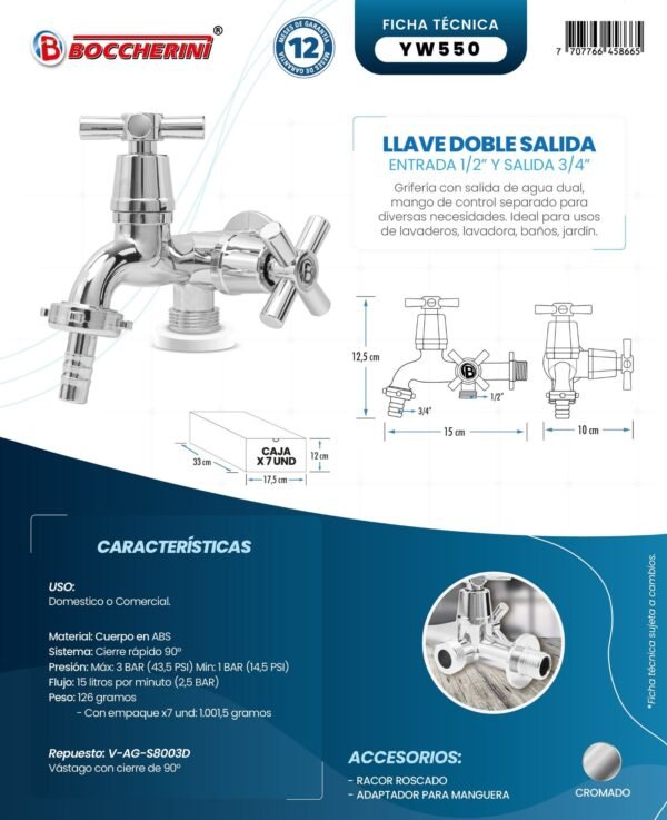 llave-para-lavadora-doble-funcion-en-abs-cromada-ficha-tecnica Ficha técnica Llave para Lavadora Doble Funcion en ABS Cromada