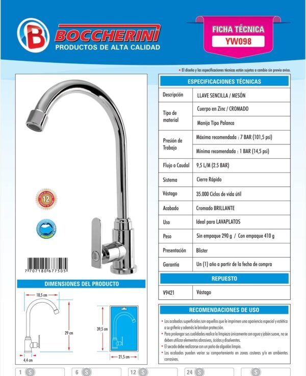 llave-sencilla-meson-lavaplatos-cuerpo-abs-manija-tipo-palanca-ficha-tecnica Ficha técnica Llave Sencilla Meson Lavaplatos Cuerpo ABS Manija Tipo Palanca