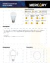 Ficha técnica MERCURY Bombillo LED 9W E27