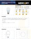 Ficha técnica MERCURY Bombillo LED 9W E27 LUZ Calida