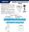 Ficha técnica MERCURY Bombillo LED Gu-10 5W E27