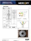 Ficha técnica MERCURY Cable UTP CAT 5 /titanium Interior Rollo *305m